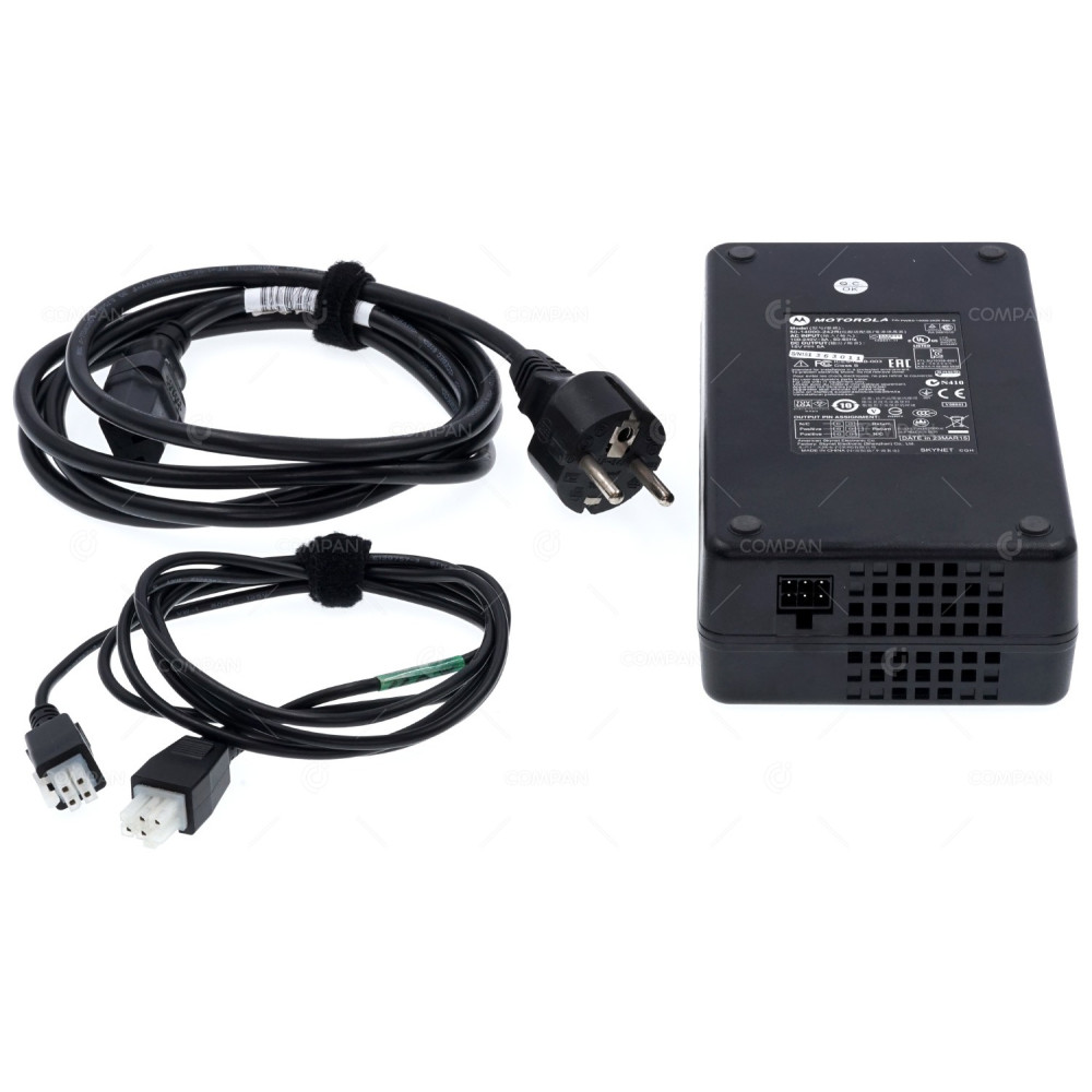 PWRS-14000-242R MOTOROLA 15V 5A POWER SUPPLY FOR 4 SLOT BATTERY CHARGERS SAC9000-4000R WITH CABLES -